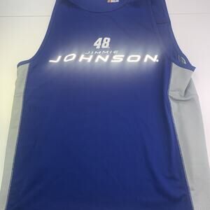 Jimmie Johnson Tank Top Sleeves Shirt Mens Medium